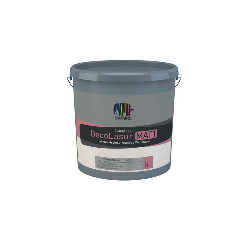 Φωτογραφία προϊόντος Capadecor Decolasur Ματ 5Lt - Διακοσμητικη Λαζουρα