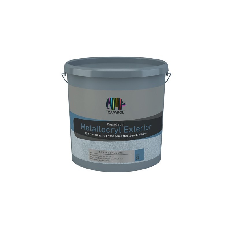 Φωτογραφία προϊόντος Metallocryl Exterior 5Lt - Λαζουρα Με Μεταλλικο Φι