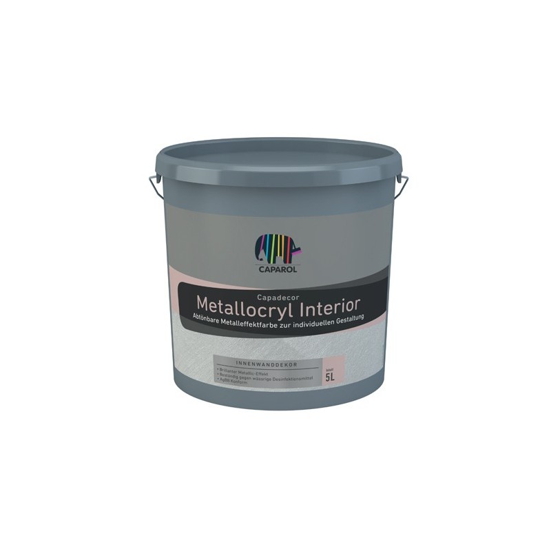 Φωτογραφία προϊόντος Metallocryl Interior 5Lt - Λαζουρα Με Μεταλλικο Φι