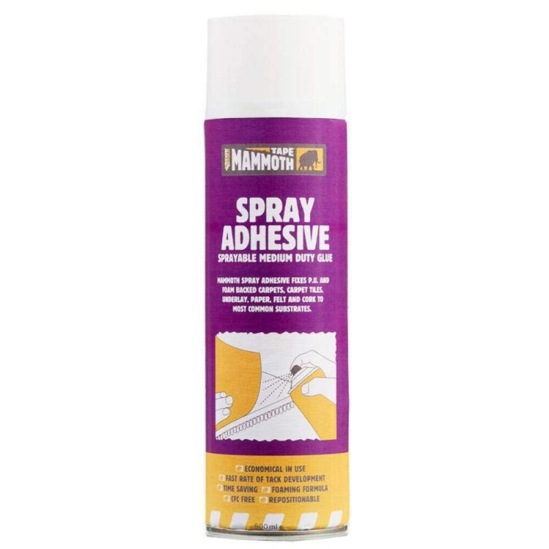 Φωτογραφία προϊόντος Everbuild Mammoth Spray Adhesiv-12X500Ml