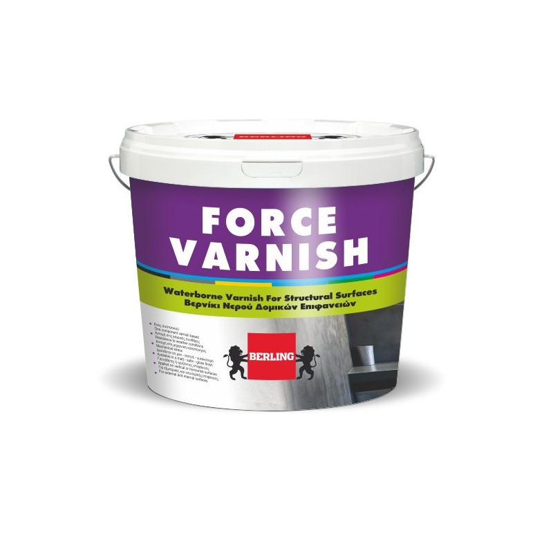 Φωτογραφία προϊόντος Force Βερνικι Δομικων Επιφανειων Sat 9Lt