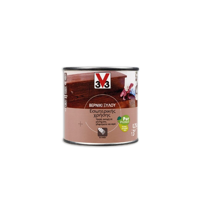 Φωτογραφία προϊόντος Wood Varnish Gloss Dark Oak-Δρυς Σκουρα 025Lt