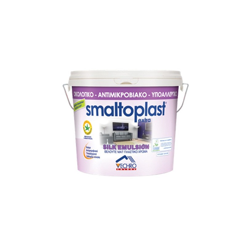 Φωτογραφία προϊόντος Smaltoplast Extra Silk Eco 10Lt