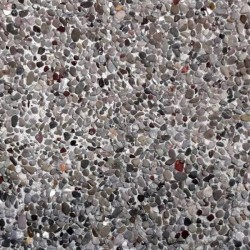 Πλακες Πεζοδρομιου Βοτσαλο Γκρι