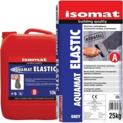 Φωτογραφία προϊόντος Isomat Aquamat Elastic A+B 35 Kg Γκρι