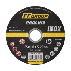 Φωτογραφία προϊόντος Δισκος Κοπης Inox-Cd Proline 125X1.0Mm