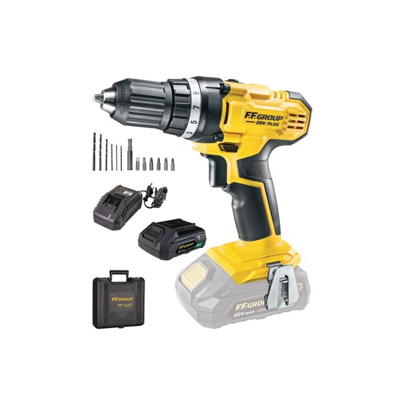 Φωτογραφία προϊόντος 20V - Δραπαν-Βιδο Cdd-35-20V-Plus 35Nm +2X20Ah