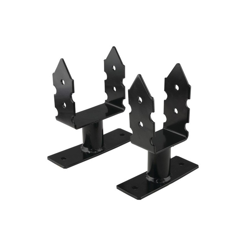 Φωτογραφία προϊόντος Βαση Περγκολας Σταθερη Μαυρη 10Cm