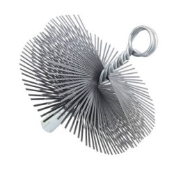 Φωτογραφία προϊόντος Τουμποβουρτσα Μεταλλικη Στρογγυλη 25Cm Καπνοδοχων