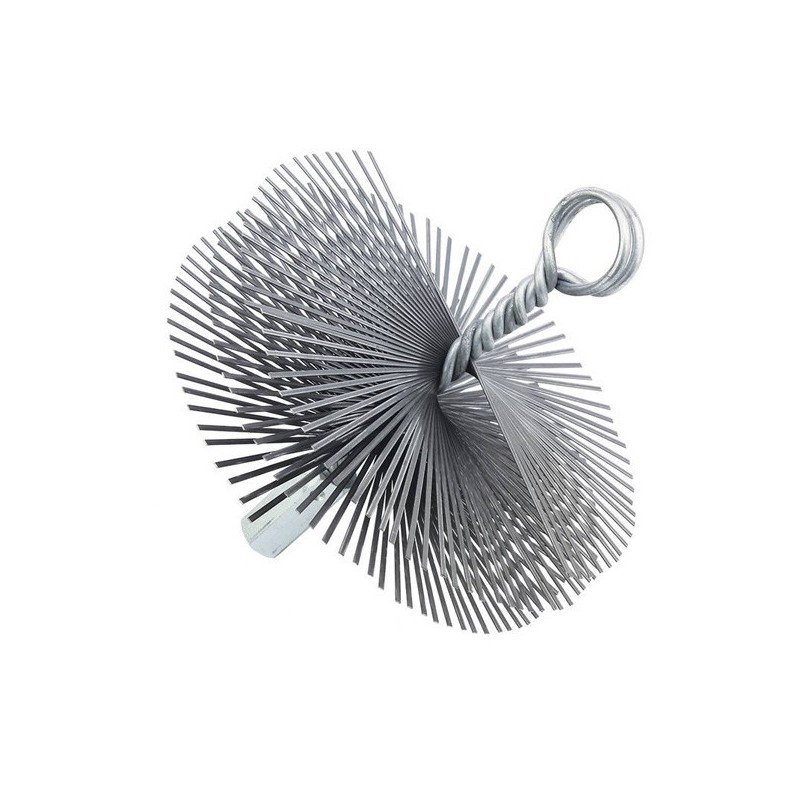 Φωτογραφία προϊόντος Τουμποβουρτσα Μεταλλικη Στρογγυλη 25Cm Καπνοδοχων