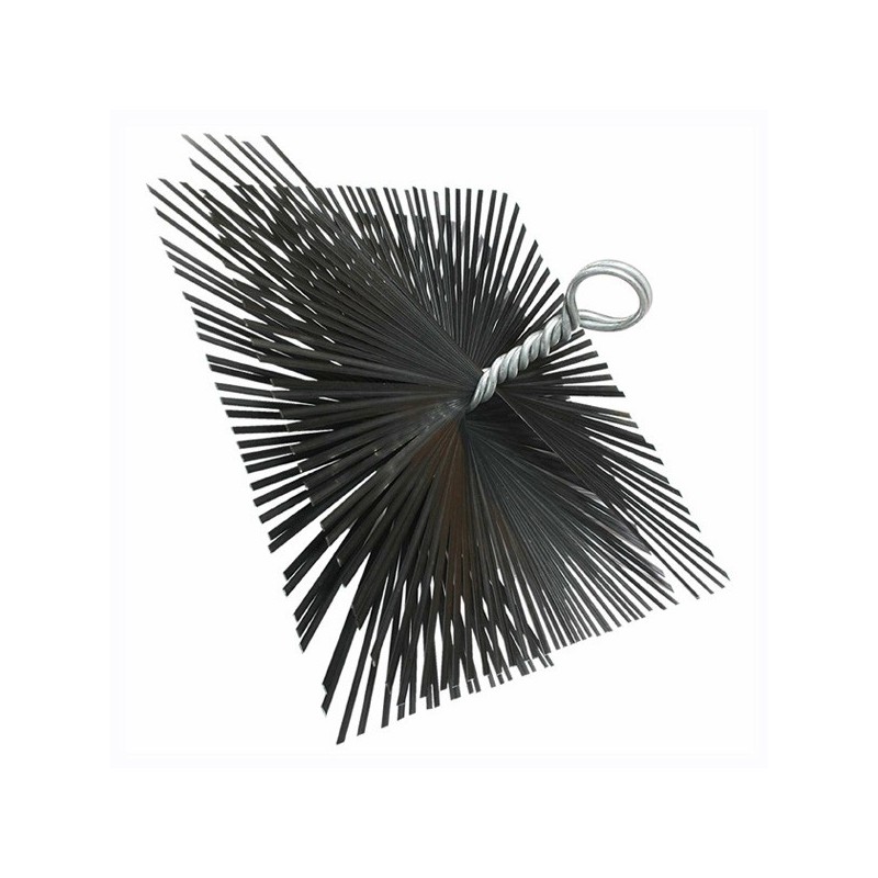 Φωτογραφία προϊόντος Τουμποβουρτσα Μεταλλικη Τετραγωνη 20Cm Καπνοδοχων