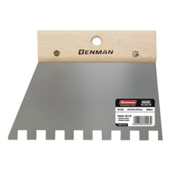 Φωτογραφία προϊόντος Σπατουλα Πλακαδων Inox Ξυλινη Λαβη 200Mm Δοντι 1