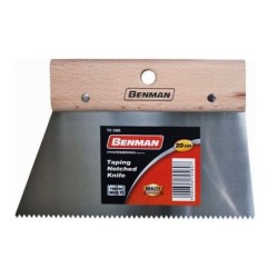 Φωτογραφία προϊόντος Σπατουλα Πλακαδων Inox Ξυλινη Λαβη 200Mm Ψιλο Δο