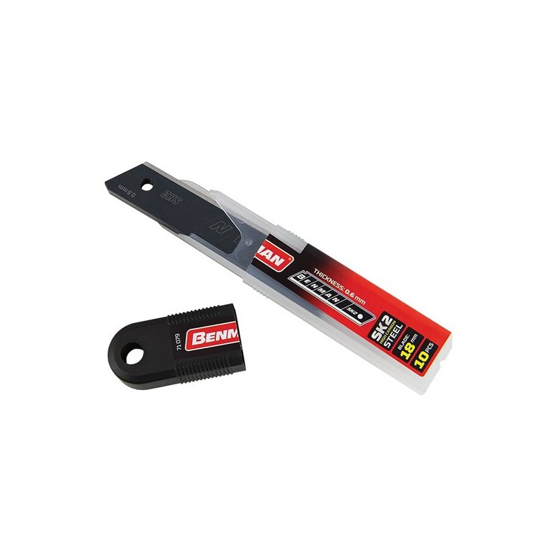 Φωτογραφία προϊόντος Λαμες Κοφτη Μοκετας Μαυρες 18X100X06Mm 10Τμχ