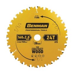 Φωτογραφία προϊόντος Πριονοδισκος Construct Wood 184X2.0Mm-20Mm 24T
