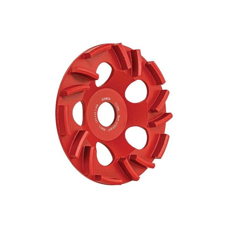 Φωτογραφία προϊόντος Διαμαντοτροχος Λειανσης Μαλακου Μπετου Φ125-22.2 Κ