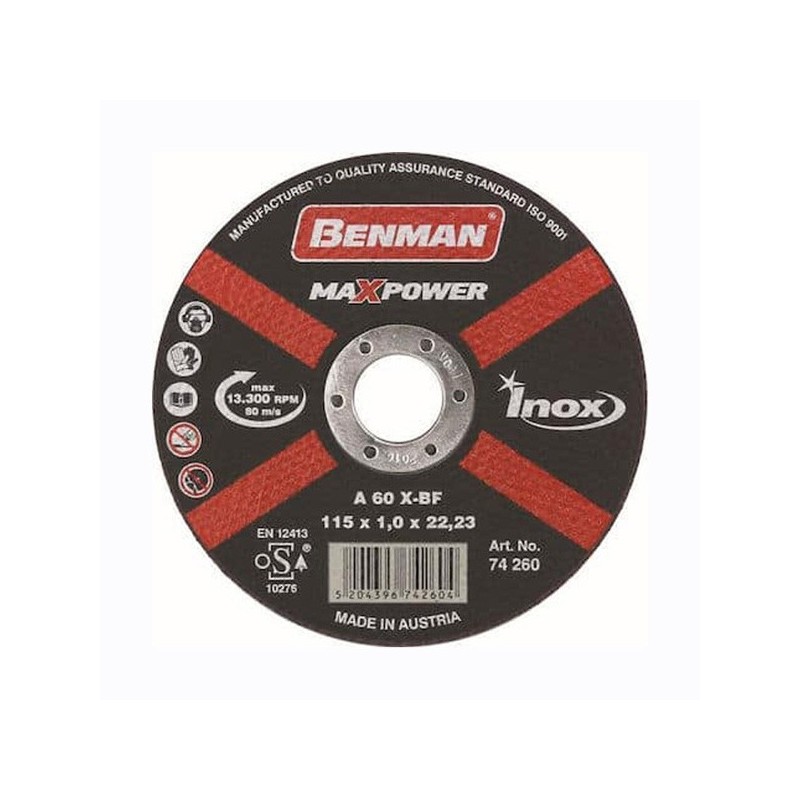 Φωτογραφία προϊόντος Δισκος Κοπης Inox-Cd Maxpower 180X1.6Mm