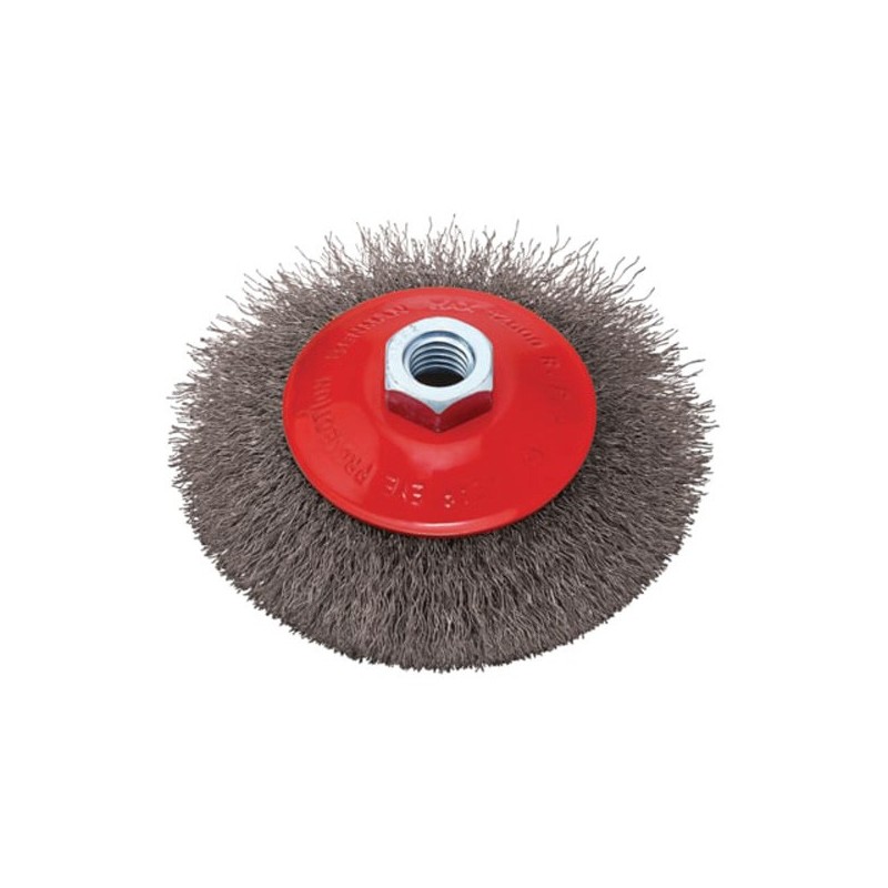 Φωτογραφία προϊόντος Συρματοβουρτσα Κωνικη Ø100 Με Σπειρωμα Μ14 467.0