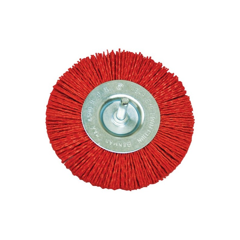 Φωτογραφία προϊόντος Βουρτσα Ναυλον Στρογ.Με Αξονακι Φ75 497.05