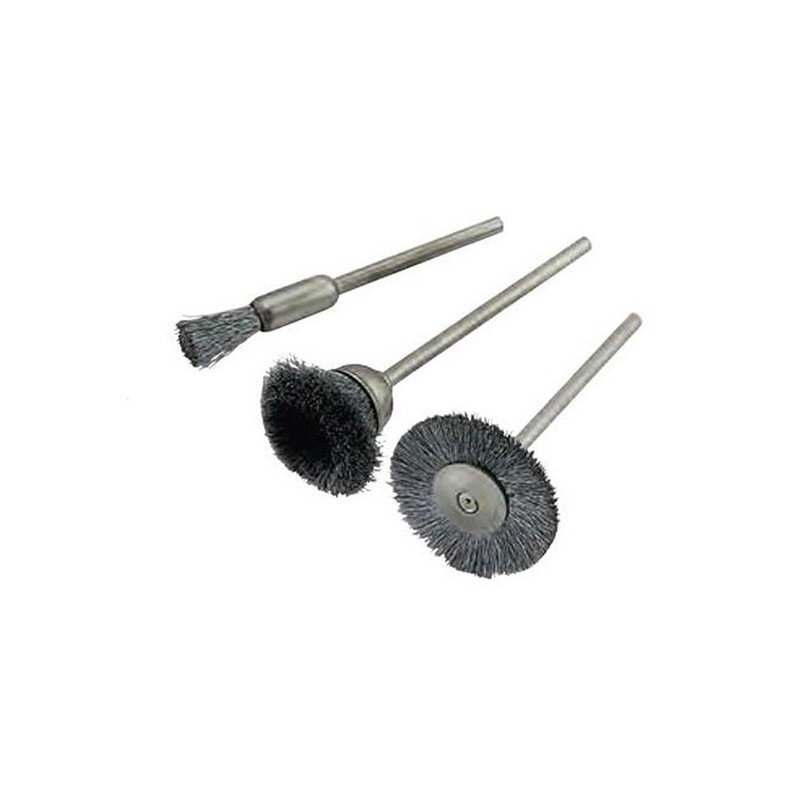 Φωτογραφία προϊόντος Συρματοβουρτσες Δραπανου High Rpm Ø6 Σετ 3Τμχ 47