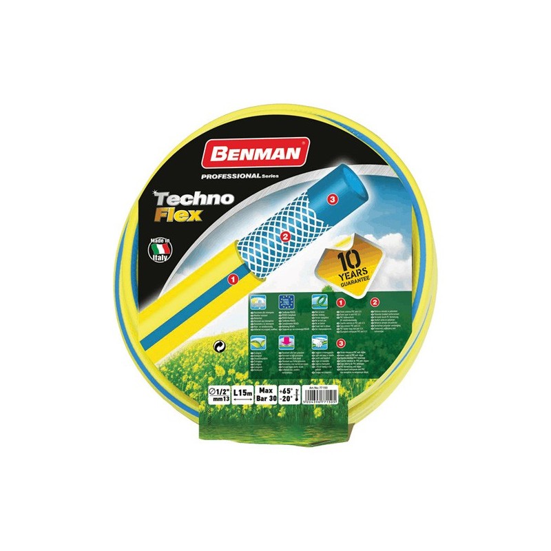 Φωτογραφία προϊόντος Λαστιχο Technoflex Κιτρινο 1-2"X50M