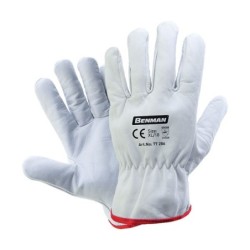 Φωτογραφία προϊόντος Δερματινα Γαντια Οδηγησης Λευκα 10''-Xl