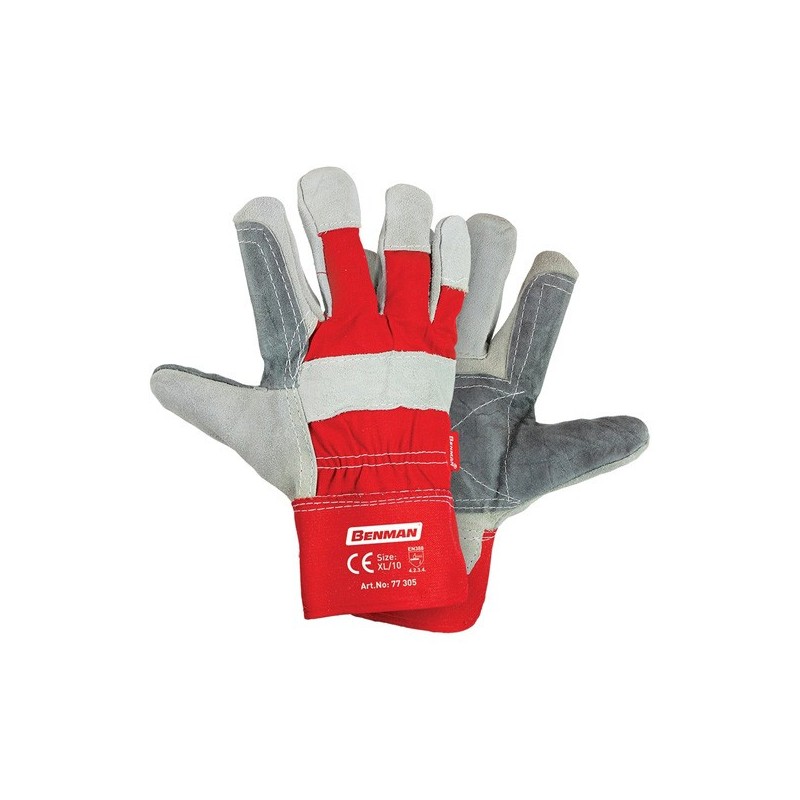 Φωτογραφία προϊόντος Γαντια Δερματοπανινα Με Ενισχυση Βαρεος Τυπου Xl-1