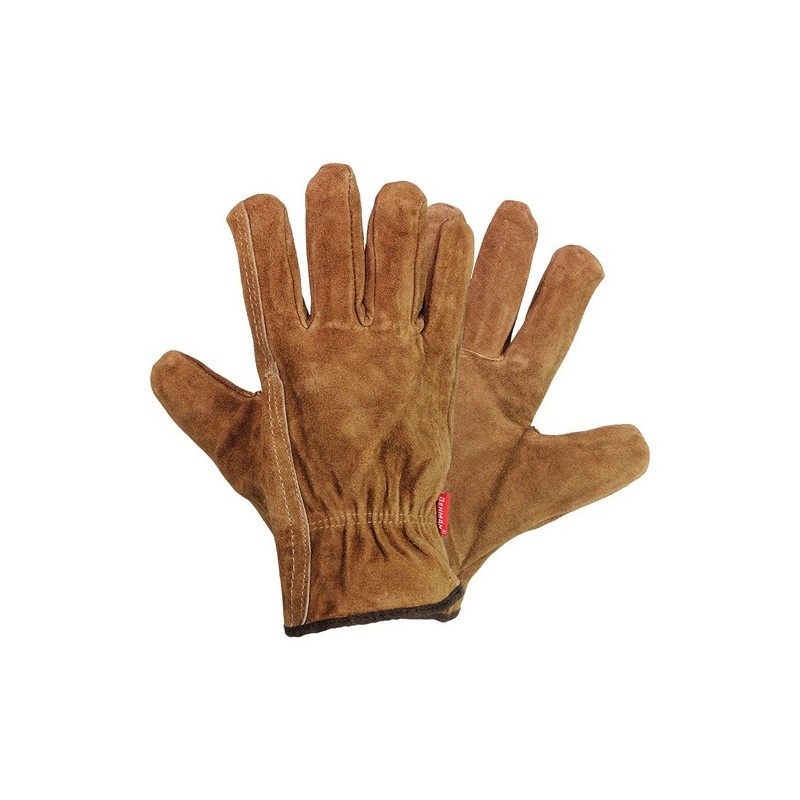 Φωτογραφία προϊόντος Δερματινα Γαντια Απο Κρουτα Μοσχου Καφε Xl-10''